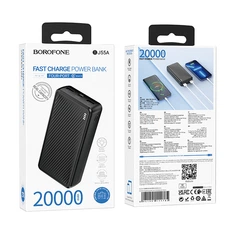 Повербанк 20000mAh BOROFONE BJ55A |2USB| Черный – фото, отзывы