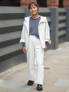 ★やくうす★ Ветровка с капюшоном женская Uniqlo 840776878 XXL Молочная