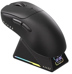 Бездротова магнітна миша Ajazz AJ179 APEX PAW3950 400 мАч RGB