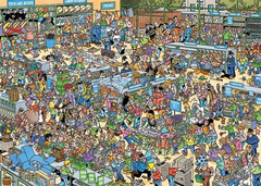Puzzle 2x1000 Jan van Haasteren: Sklep muzyczny / Świąteczne