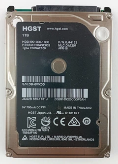 Hitachi HCC541010A9E680 2.5インチHDD 1TB Диск жесткий hgst 1 tb | 2,5
