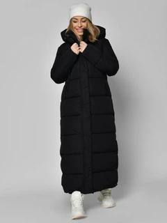 Пуховик зимний длинный женский X-Woyz LS-8898-8 M Черный