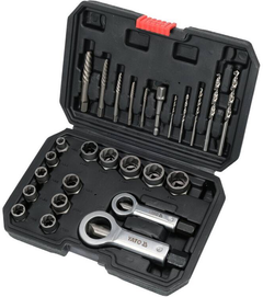 ydm　3点 Набір головок та екстракторів YATO YT-06037 :квадрат-3/8