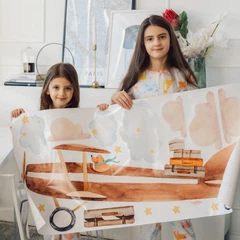 専用♡120 Стикеры с самолетами Lipastick в комнату мальчика 180x120