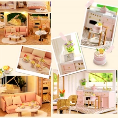 Кукольный дом конструктор DIY Cute Room L-033 Шепот утром румбокс