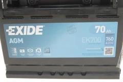 Автомобильный аккумулятор Exide AGM 6СТ-70 (EK700) 70 Ач (-/+