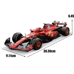 その他 2024 EC C. Guevarra/F. Castro 1of1 Black Колекційна Модель Bburago F1 Ferrari SF-24 #16 Charles Leclerc