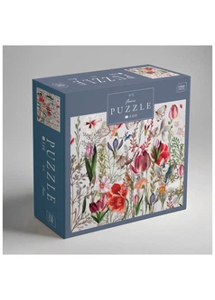 Пазли INTERDRUK тришарові Flowers 5, 500 шт. (370082) – іграшки з