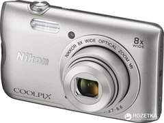 【Nikon】 COOLPIX A300/シルバー Фотоапарат Nikon Coolpix A300 Silver (VNA960E1) купити на ROZETKA