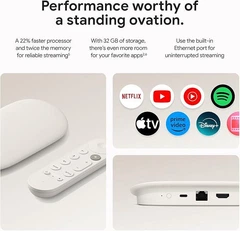 Медіаплеєр Google TV Streamer 4k (Porcelain) – фото, отзывы
