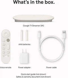 Медиаплеер Google TV Streamer 4K Porcelain – фото, отзывы