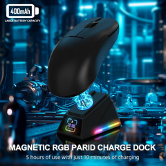 Беспроводная игровая мышь AJAZZ AJ159 APEX 8K, зарядная док