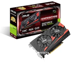 Видеокарта Asus PCI-Ex GeForce GTX 1050 Ti Expedition OC 4GB GDDR5
