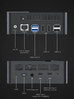 Мини ПК MINIS FORUM UM480 / AMD Ryzen 7 4800H / 2 х HDMI / LAN