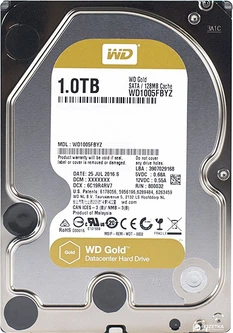 Жесткий диск Western Digital Gold 1TB 7200rpm 128MB WD1005FBYZ 3.5