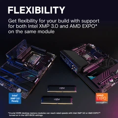 Модуль пам'яті Crucial Pro Overclocking Black DDR5-6400 32GB