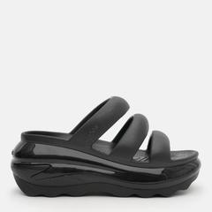 ★maiko16★ Жіночі шльопанці для пляжу Crocs Mega Crush Triple Strap Blk
