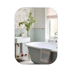 Зеркало біля ванни 60х85 см настінне Скло 3 мм Zerix PRIME MRZ07