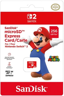 Карта памяти SanDisk Nintendo Switch microSD Express card 256 GB