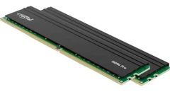 Пам'ять 16Gb x 2 (32Gb Kit) DDR4, 3200 MHz, Crucial Pro, Black, 22