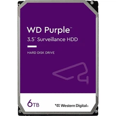 Накопитель HDD SATA 6.0TB WD Purple 5400rpm 256MB (WD64PURZ