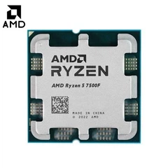 【新品未使用】 AMD Ryzen5 7500f Процессор AMD Ryzen 5 7500F (3.7 - 5.0 GHz), 6 ЯДЕР, 32MБ КЭШ, AM5