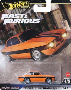 Машинка Hot Wheels Premium Alfa Romeo Giulia Sprint GTA 2025 Fast