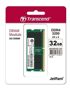 Transcend Пам'ять ноутбука DDR4 32GB 3200 – фото, відгуки