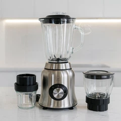 Блендер стаціонарний 3в1 з чашею-подрібнювачем і кавомолкою 1000Вт