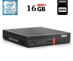 Неттоп Lenovo ThinkCentre M720q Tiny USFF / Intel Core i3-8100T (4