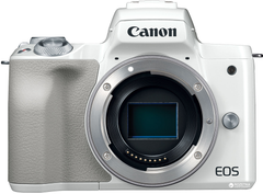 Canon/EOS M50/ホワイト Лучшая цена на Фотокамера Canon EOS M50 + 15-45 IS STM Kit