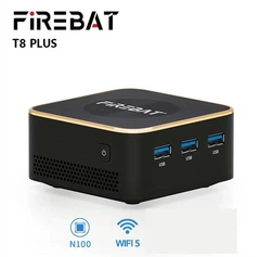 Мини ПК Firebat T8 Plus DDR5 16Gb, SSD 512Gb, Intel N100, Windows