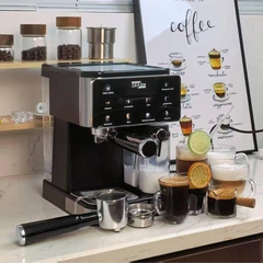 Кофемашина рожковая для дома Zepline ZP-6803 20 Бар 3000 Вт с