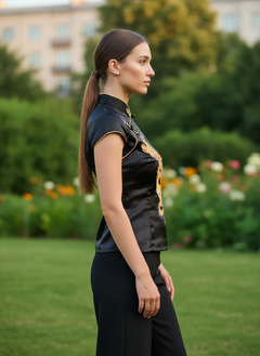 AO　レディース　BLK M Кофта PUMA Class Full-Zip Hoodie Women | Цвет: Черный | Puma Black