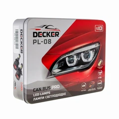 Светодиодные лампы Decker LED PL-08 H27 880 13000Lm 5000K CanBus (две  лампы) – фото, отзывы, характеристики в интернет-магазине ROZETKA от  продавца: Авто Той