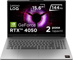 Ноутбук Lenovo LOQ 15ARP10E (83S00084RA) Luna Grey / 15.6