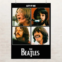 Постер Битлз, Let It Be, Beatles, A3 42×30 см (id0838) – купить