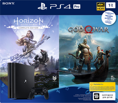 Игровая приставка PlayStation 4 Pro 1TB Black в комплекте с