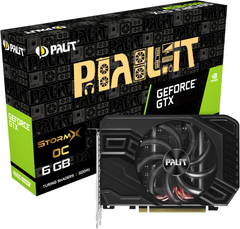 Видеокарта Palit PCI-Ex GeForce GTX 1660 Super StormX OC 6GB