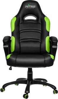 Кресло геймерское GameMax GCR07-Nitro Concepts Green (GCR07 Green)