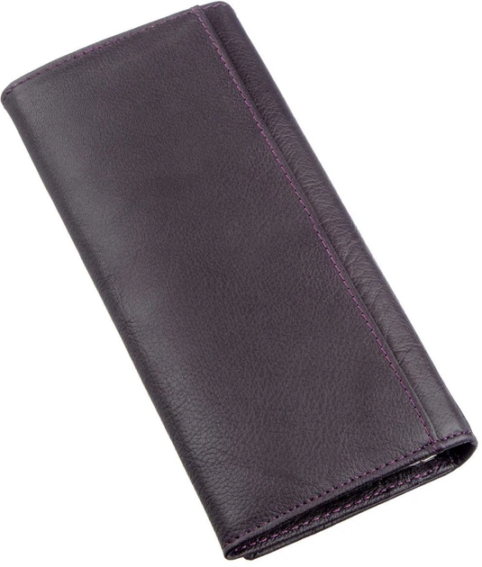 Кошелек кожаный ST Leather Accessories 18898 Фиолетовый - изображение 2