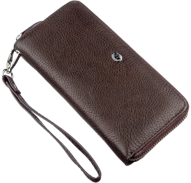 Жіночий гаманець шкіряний ST Leather Accessories 18930 Коричневий - Фото 1 Жіночий гаманець шкіряний ST Leather Accessories 18930 Коричневий - зображення 1