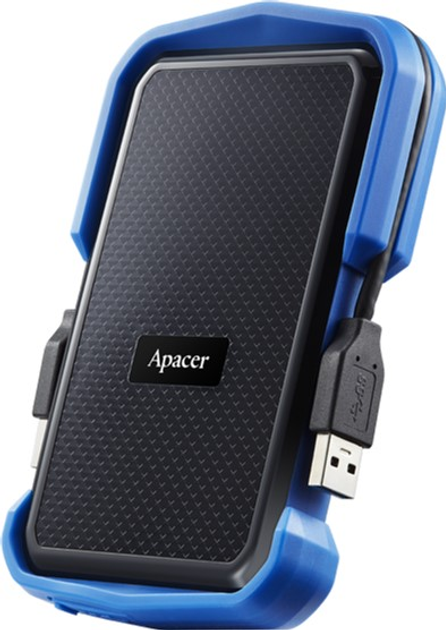 Жорсткий диск Apacer AC631 1TB 5400rpm 8MB AP1TBAC631U-1 2.5" USB 3.1 External Blue - зображення 2