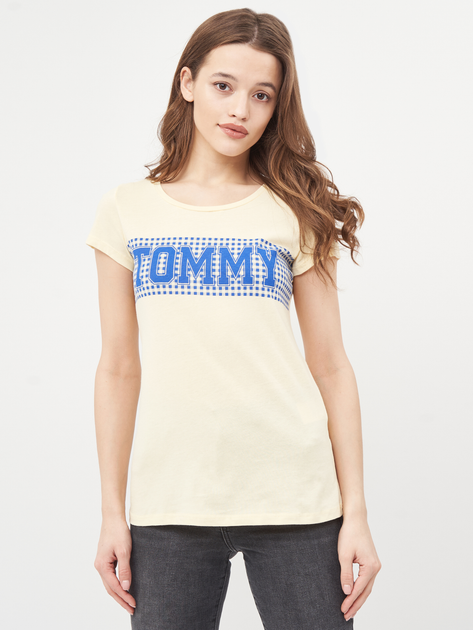 Футболка жіноча Tommy Hilfiger 9740.4 L Жовта від Rozetka на платформі USKIDKA Акція на Футболка жіноча Tommy Hilfiger 9740.4 L Жовта від Rozetka