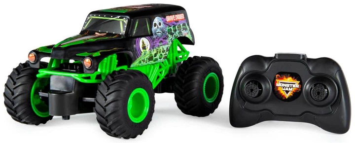 Samochód zdalnie sterowany Spin Master Monster Jam Grave Digger RC 1:24 w pudełku 14.5x28.5x15 cm (6044955) - obraz 3