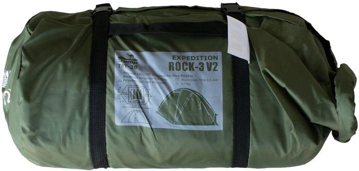 Палатка Tramp Rock 3 (v2) green UTRT-028 - Фото 10 Палатка Tramp Rock 3 (v2) green UTRT-028 - изображение 10