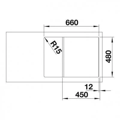 Мийка кухонна Blanco 524726 ZIA 45S COMPACT ЖАСМІН - зображення 4
