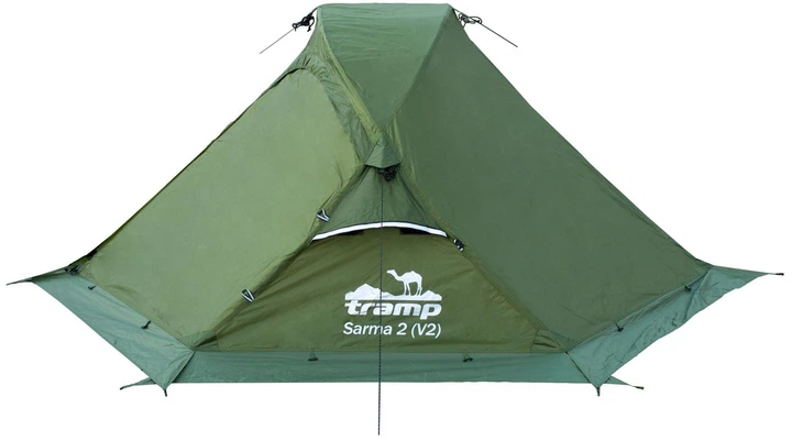 Палатка Tramp Sarma 2 (v2) green UTRT-030 - Фото 4 Палатка Tramp Sarma 2 (v2) green UTRT-030 - изображение 4