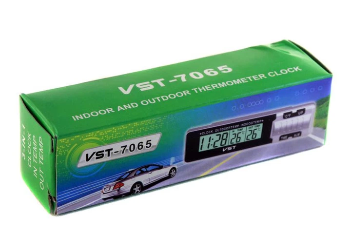 Внутренний и наружный термометр с часами VST-7065 - изображение 5