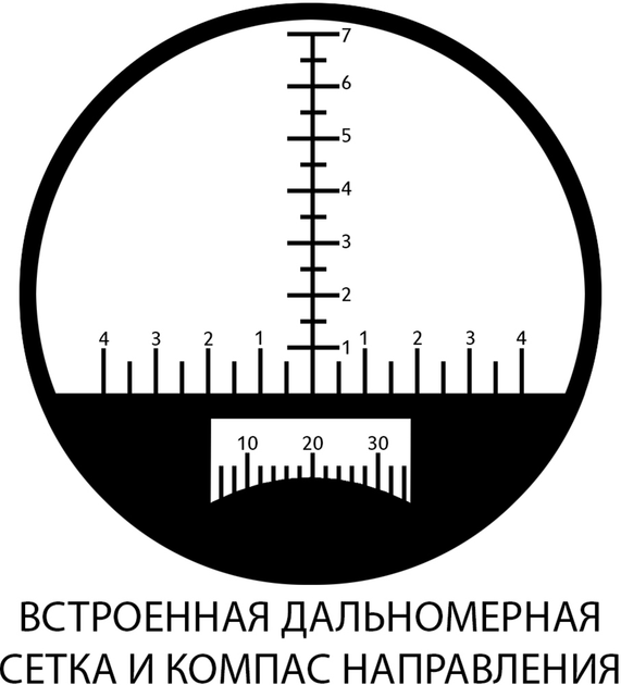 Бінокль Sigeta Admiral 7x50 Military floating/compass/reticle морський (65810) - зображення 7